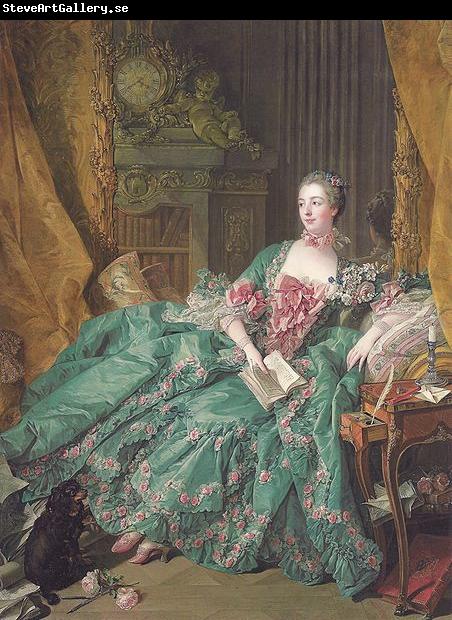 Francois Boucher Portrait de Madame de Pompadour